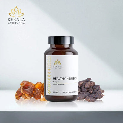 Kerala Ayurveda Healthy Kidney Herbal Tablets | Support Normal Kidney Function and Health | Kidney and Bladder Support | Urinary System Support - 90 Count Kerala AyurvedaBuy Supplements Australia
