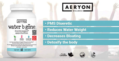 Water B Gone – Diuretic Pills for Women – Reduce Water Retention and Bloating – Find PMS Aeryon Ashlie WellnessBuy Supplements Australia