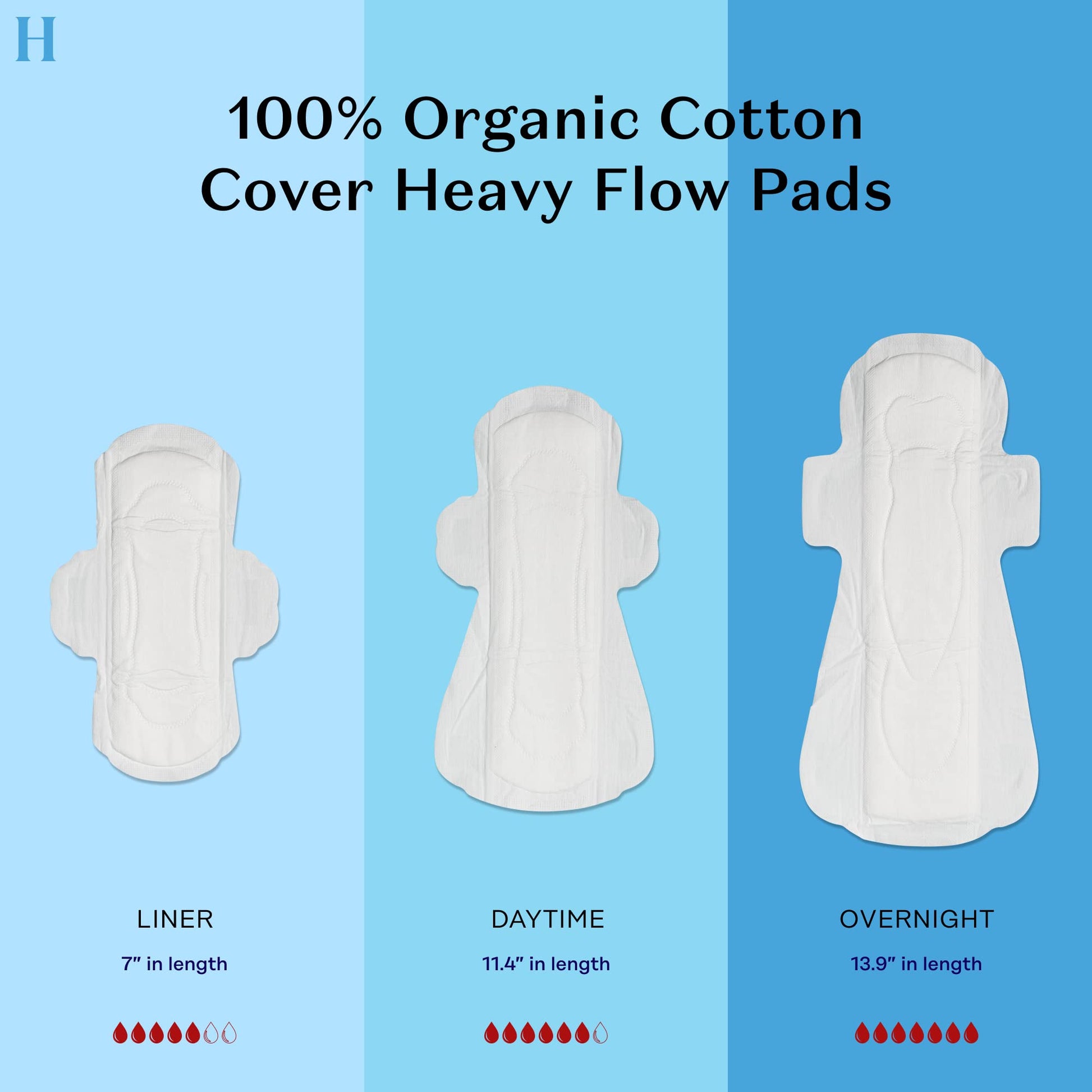 The Honey Pot Company - Herbal Overnight Heavy Flow Pads w/Wings - Organic Pads for Women The Honey Pot CompanyBuy Supplements Australia