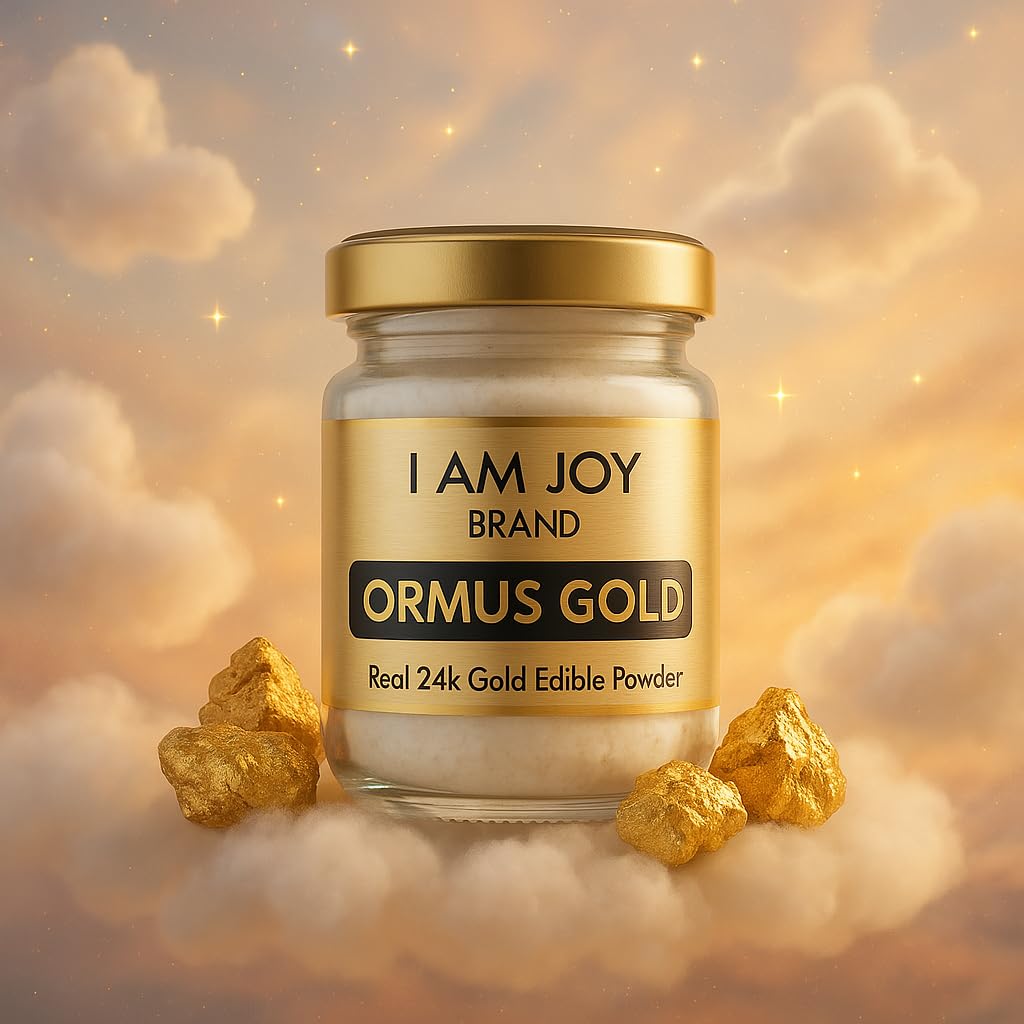 I Am Joy co. Pure Ormus White Gold Powder Monoatomic M-State 24k 99.99% | No Plastic, No Lye, No Dyes, No Fillers | 22 Grams I Am Joy co.Buy Supplements Australia