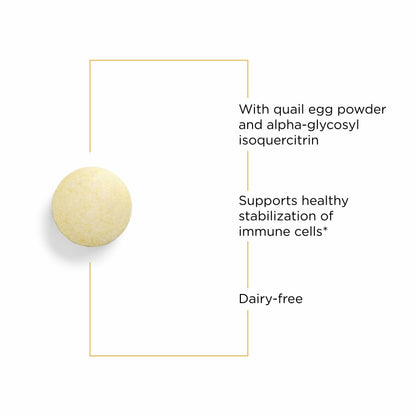 Integrative Therapeutics AllQlear - Seasonal Supplement for Immune Support *- Quail Egg Powder Blend - Dairy-Free - Berry Flavored, 60 Chewable Tablets (30 Servings) Integrative TherapeuticsBuy Supplements Australia