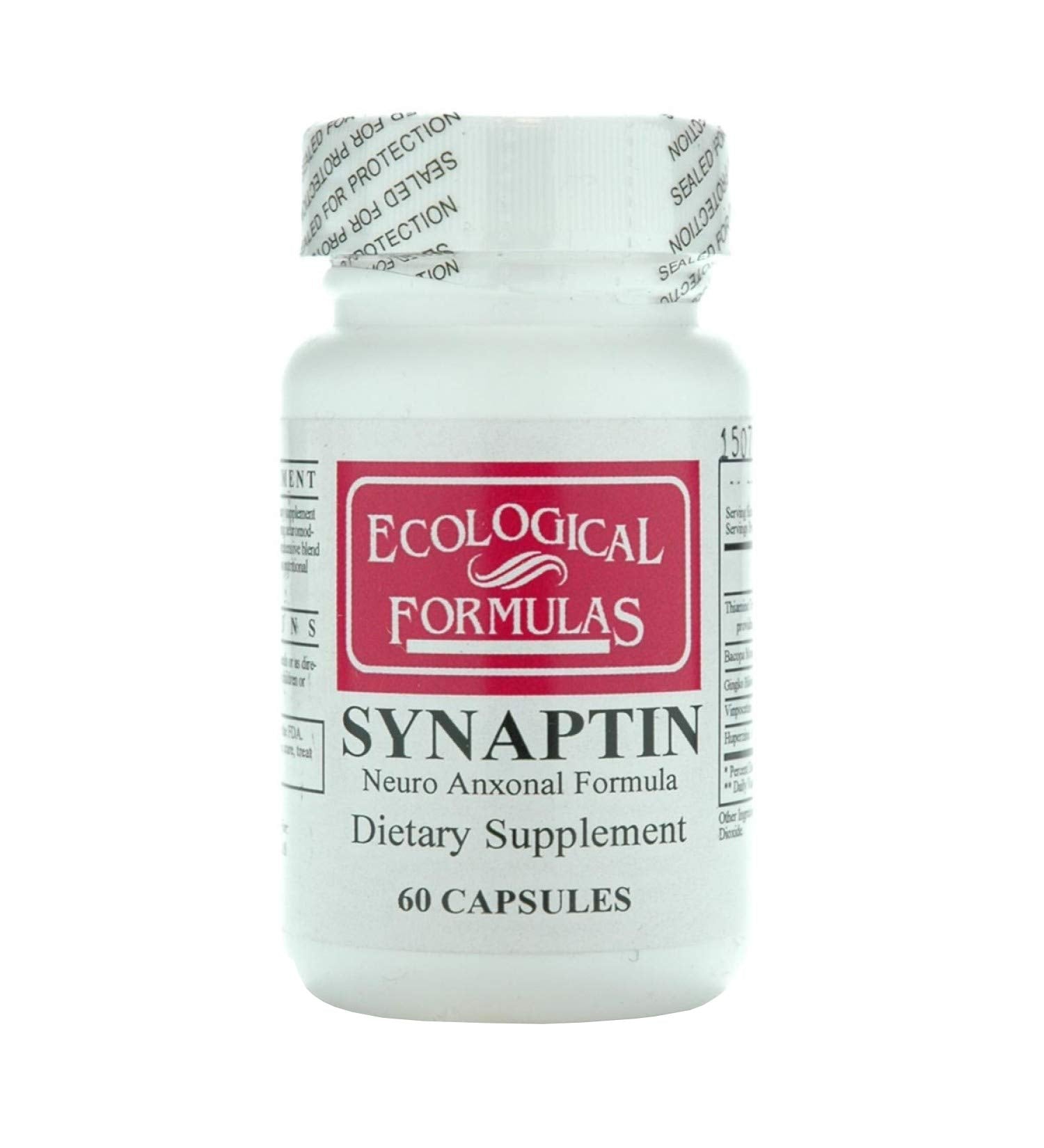 Ecological Formulas Synaptin Neuro Anxonal Formula, White, 60 Count Ecological FormulasBuy Supplements Australia