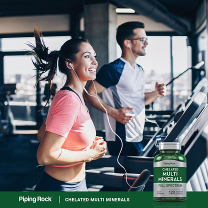 Piping Rock Mega Multi Mineral Chelated Supplement | 120 Capsules | for Men and Women | Iron Free | Non-GMO, Gluten Free Piping RockBuy Supplements Australia