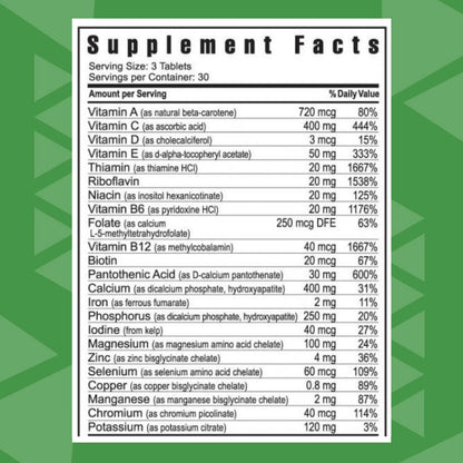 Youngevity Ultimate Daily Classic™ Tablets - Complete Vitamins, Minerals, Amino Acids, & Botanicals - Multivitamin for Women and Men - 90 Tablets YoungevityBuy Supplements Australia