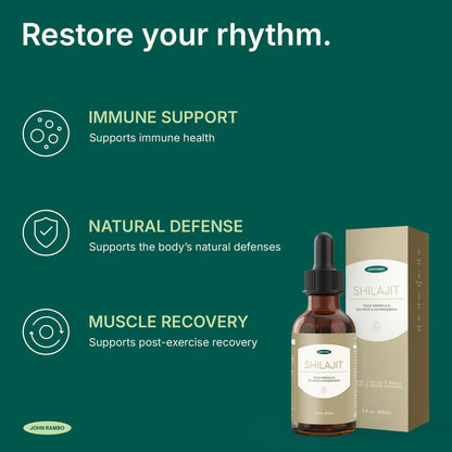 JOHN RAMBO Shilajit Liquid Drops with Sea Moss, Ashwagandha, Zinc, and Magnesium – Liquid Multimineral Supplement for Women and Men – Terra Mineral JOHN RAMBOBuy Supplements Australia