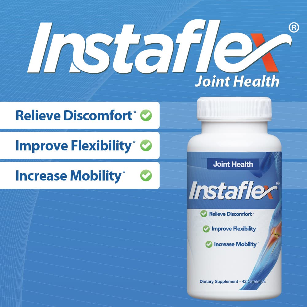 Instaflex Joint Support Supplement for Men and Women - Glucosamine, MSM, White Willow, Turmeric, Ginger, Cayenne, Hyaluronic Acid - 42 Capsules InstaflexBuy Supplements Australia
