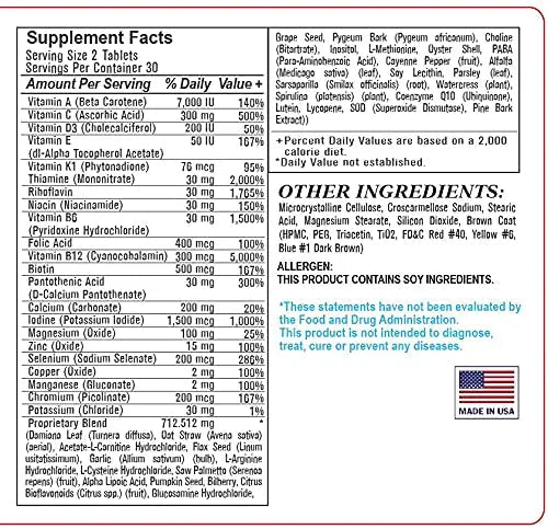 Esmond Natural: Men's Vitality Complex (Advanced Multivitamin and Mineral Supplement for Men. Supports Energy and Vitality) Esmond NaturalBuy Supplements Australia