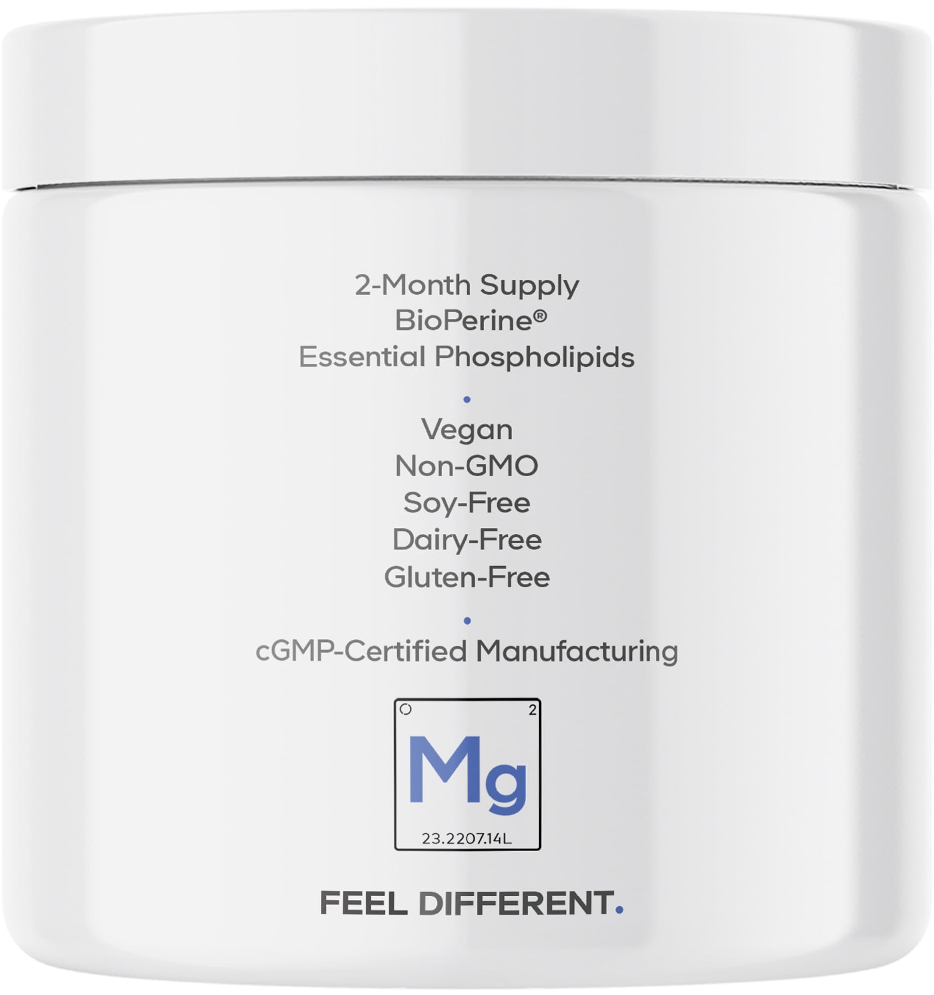 Codeage Liposomal Magnesium Glycinate Supplement, 2-Month Supply, Bisglycinate Magnesium Chelate, Chelated Magnesium Mineral Pills, BioPerine Black Pepper Vitamins Capsules, Non-GMO Vegan, 240 ct CodeageBuy Supplements Australia