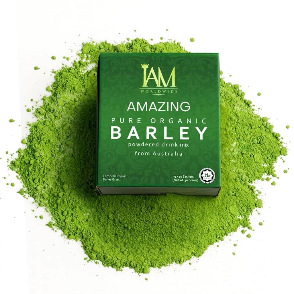 IAM Amazing Pure Organic Barley Powder Drink Barley Green Natural Blend XLXZHYFBuy Supplements Australia