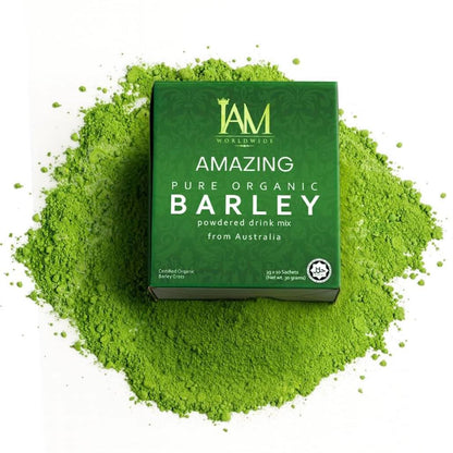 IAM Amazing Pure Organic Barley Powder Drink Barley Green Natural Blend XLXZHYFBuy Supplements Australia