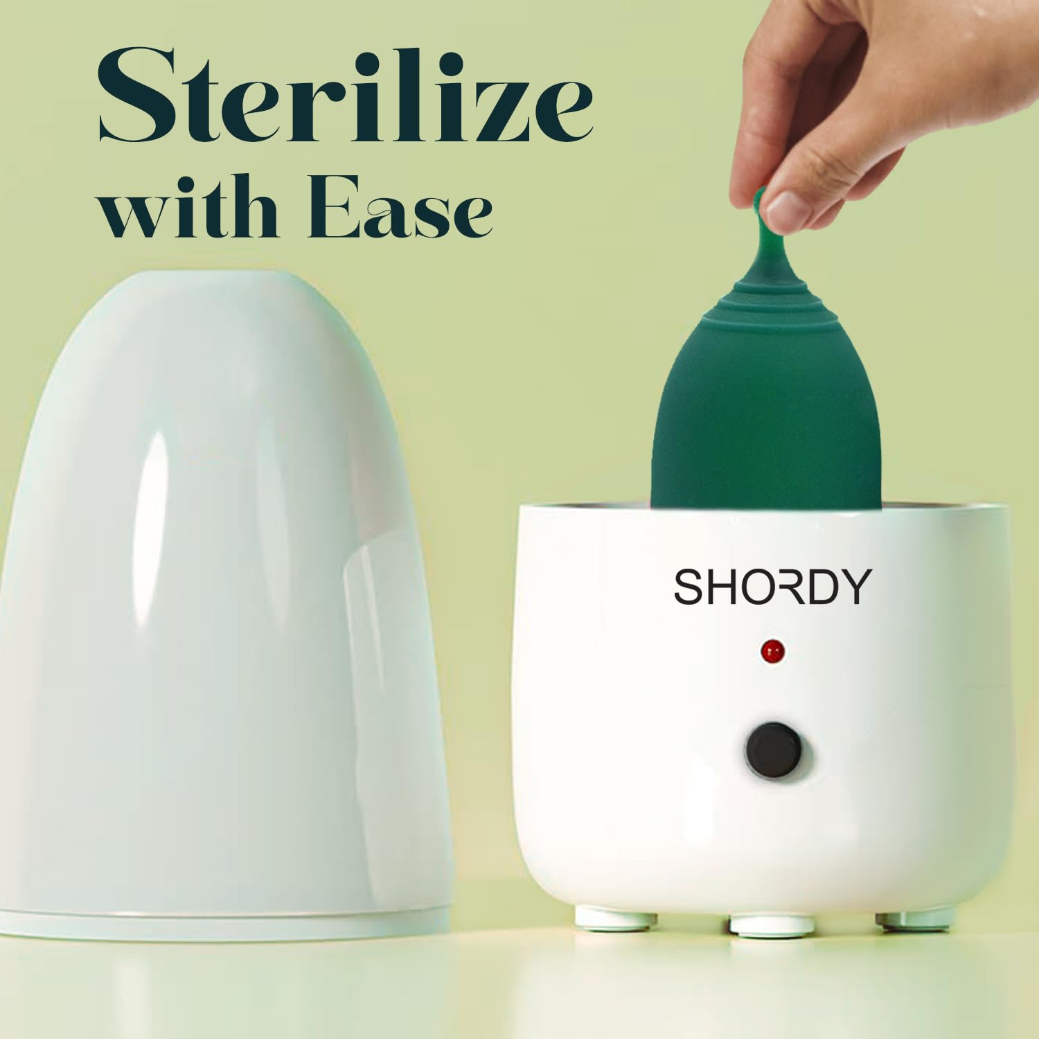 SHORDY Menstrual Cup and Steamer Sterilizer for Beginners Kit Set of 2 Period Cups (Small & Large) SHORDYBuy Supplements Australia