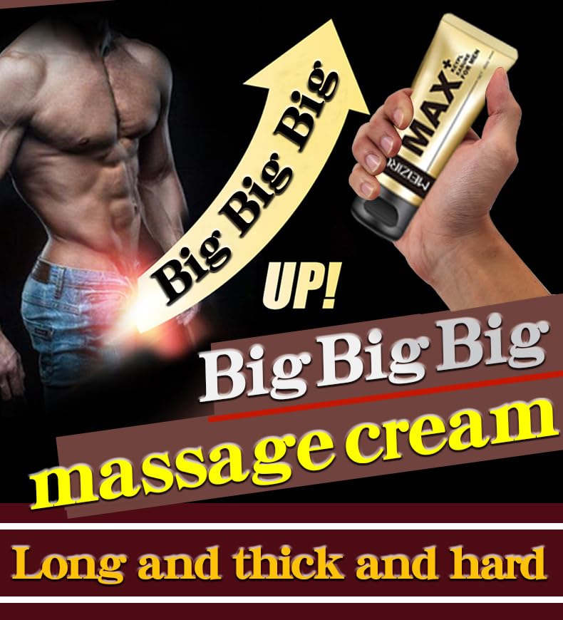Max+ Extra Large Strength Enlargement Growth Gel for Man – Men's Power Massage Enlarger Cream with Natural Oil for Increase Size, Huge Thickness, Strength and Prolonged Performance (1) MEIZIRUIBuy Supplements Australia
