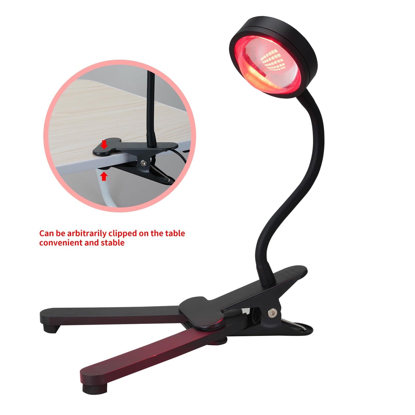 WTINTELL Red Light Therapy for Face, 660nm LED Red Light Therapy Light with Clip, Suitable WTINTELLBuy Supplements Australia