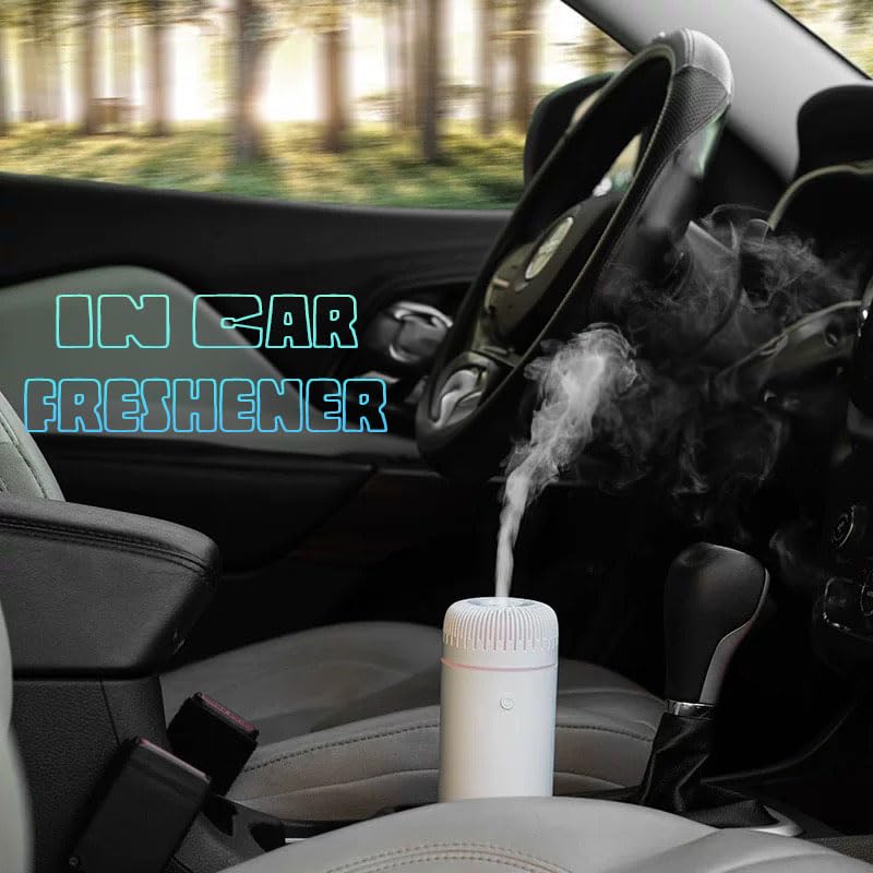55tech in Car Aroma Diffuser Humidifier with LED Light Colors - Refresh and Relax While Driving USB 55techBuy Supplements Australia