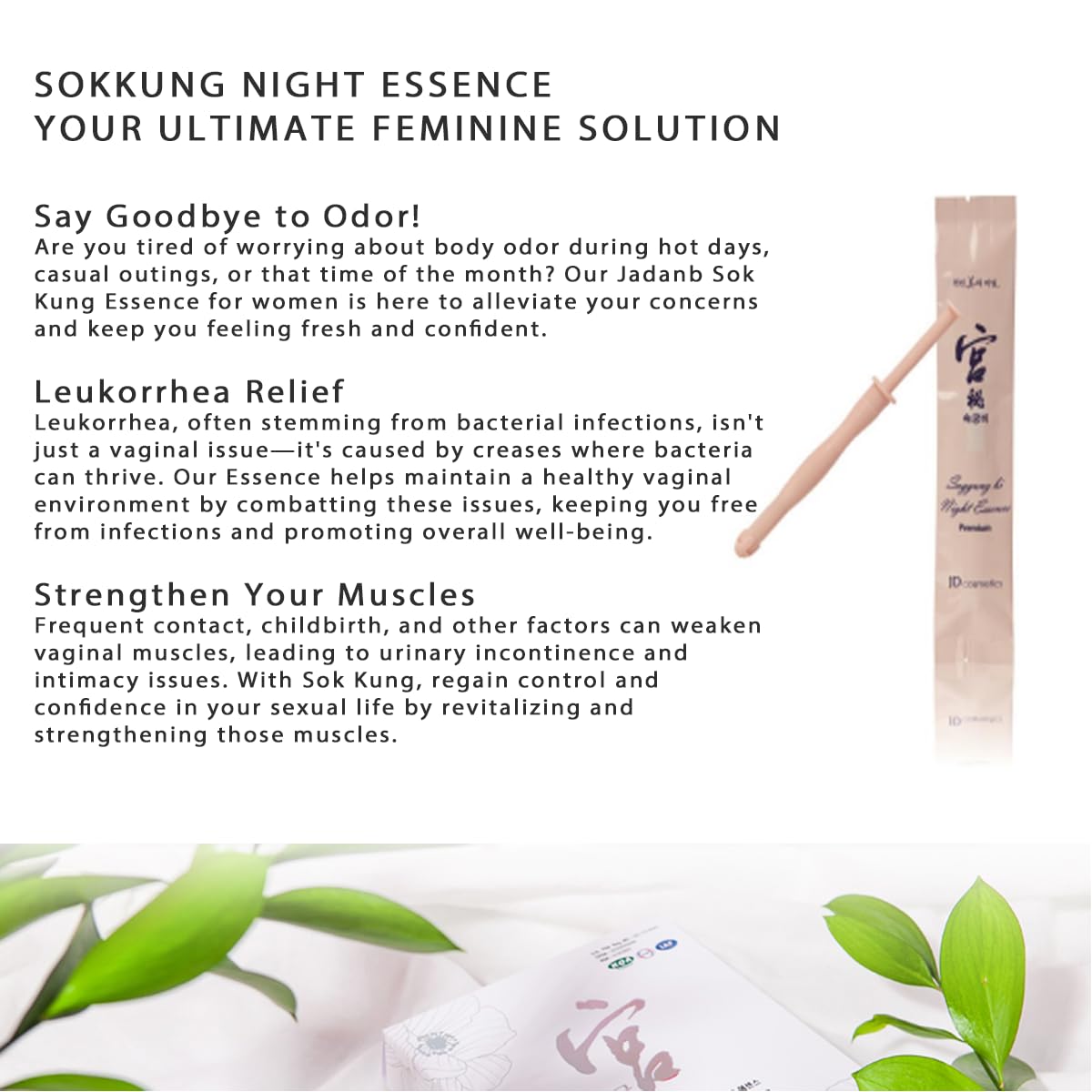 SOKKUNG - Premium Feminine Cleaning Essence with natural JDB-Complex5 herb based extracts 10ea/box JD COSMETICBuy Supplements Australia