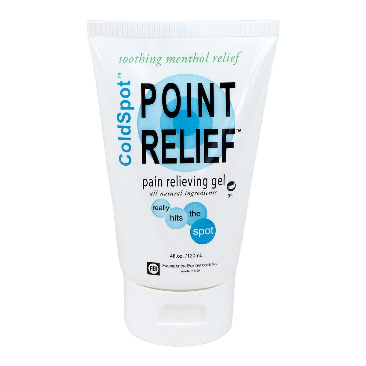Point Relief ColdSpot Topical Pain Relief, 12% - 0.06% Strength Capsaicin/Menthol Topical Gel 4 oz, 11-0730-1 - Sold by: Pack of One Point Relief ColdSpotBuy Supplements Australia