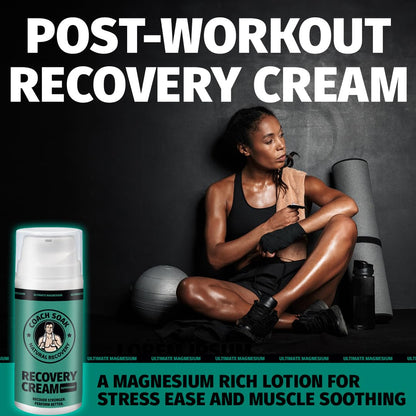 Coach Soak Magnesium Cream with MSM in Pump Bottle - Natural Recovery Cream with Magnesium Chloride & Menthol - Fast-Absorbing for Muscles & Joints, Cooling Menthol, 3.4oz Coach SoakBuy Supplements Australia
