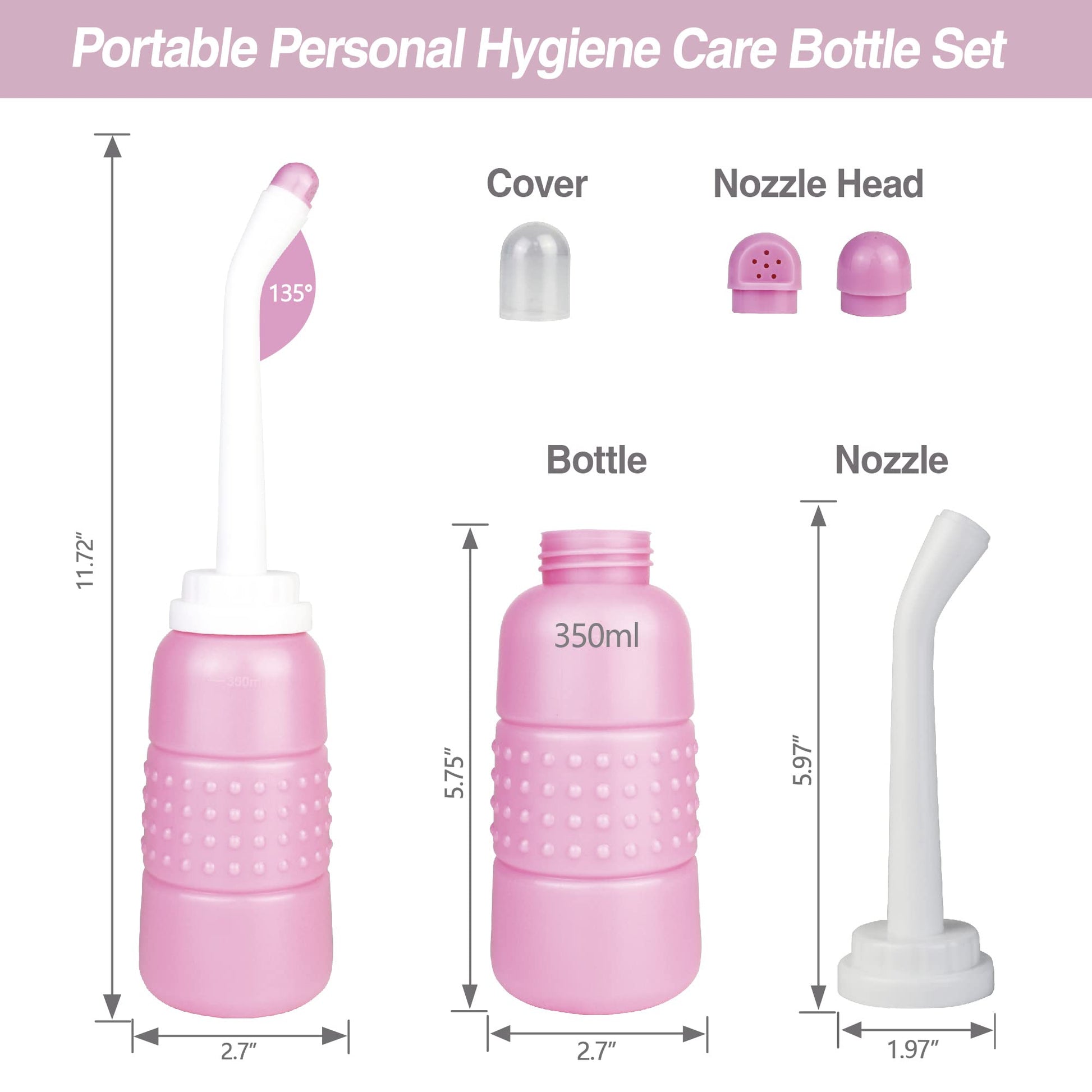 TopQuaFocus 12oz Perineal Bottle for Postpartum Care Portable Travel Peri Sprayer Bidet Postpartum TopQuaFocusBuy Supplements Australia