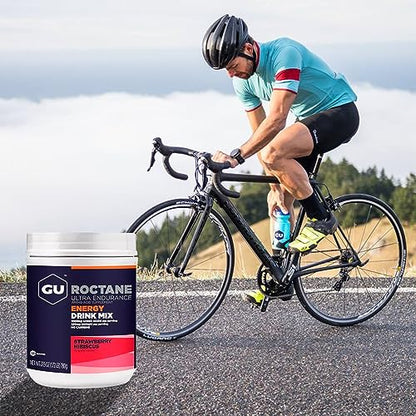 Gu Energy Roctane Ultra Endurance Energy Drink Mix, Strawberry Hibiscus