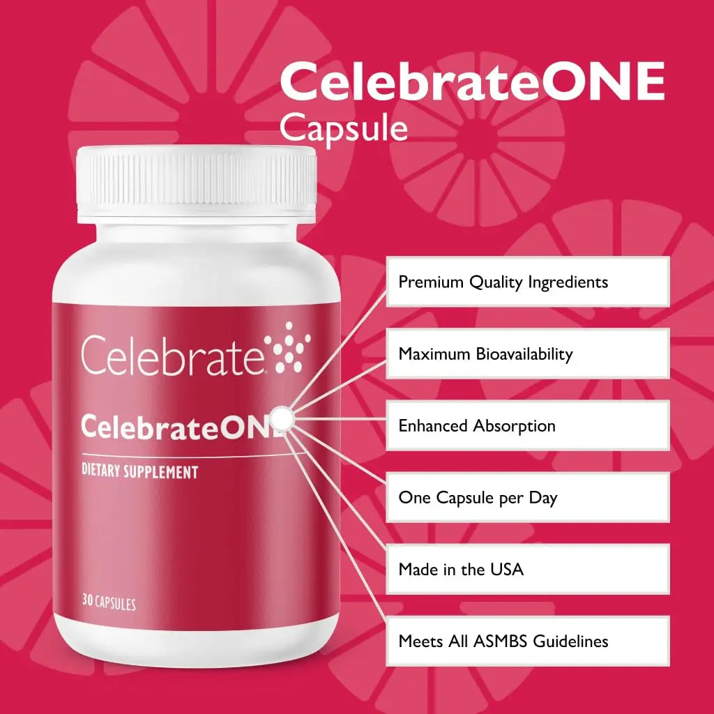 Celebrate Vitamins CelebrateONE, Iron Free - Once Daily Bariatric Multivitamin, Essential Vitamins & Minerals Celebrate Bariatric SupplementsBuy Supplements Australia