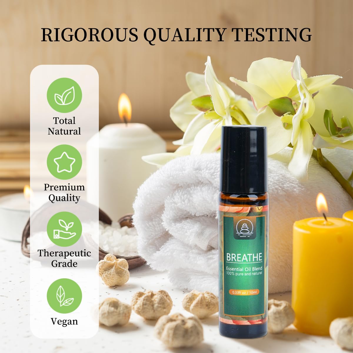 Breathe Easy Essential Oil Blend - Relief for Allergy, Sinus, Cough, and Congestion - Therapeutic GenericBuy Supplements Australia
