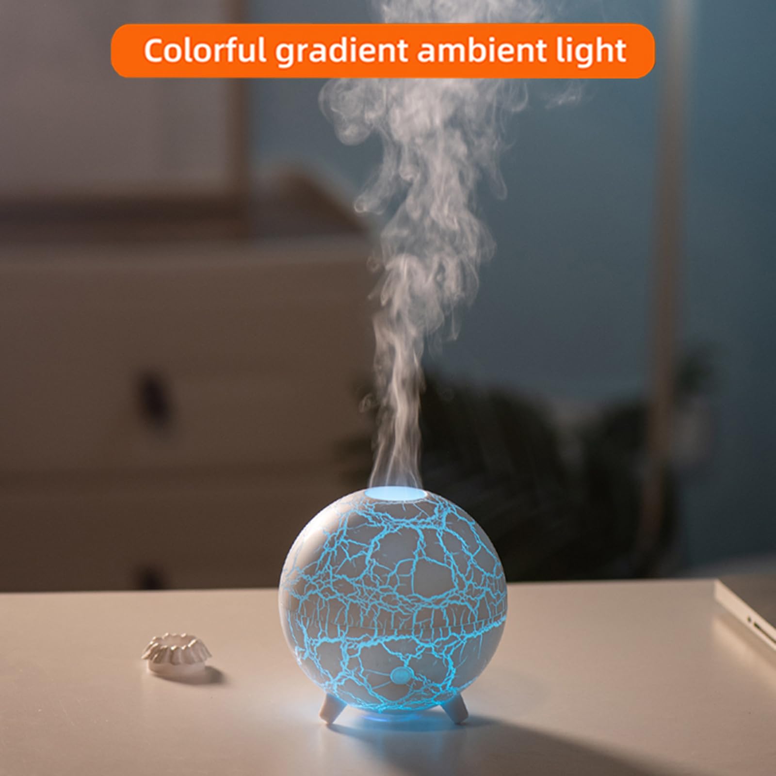 Volcano Humidifier Flame Aromatherapy Diffuser, 7 Colors Flame 200ml Essential Oil Diffusers cjcBuy Supplements Australia