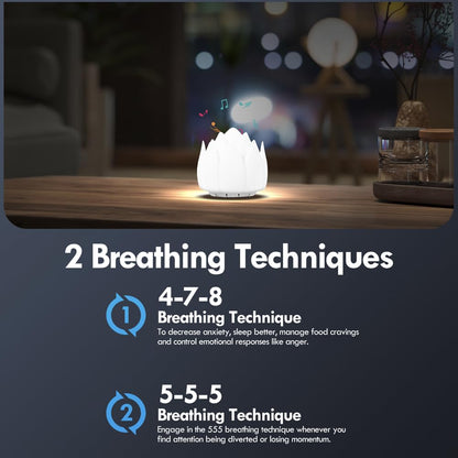 Meditation Gifts 'Breathing Lotus', NDLT Mindfulness Gifts Guided Breathing Trainer 2 Breathing NDLTBuy Supplements Australia