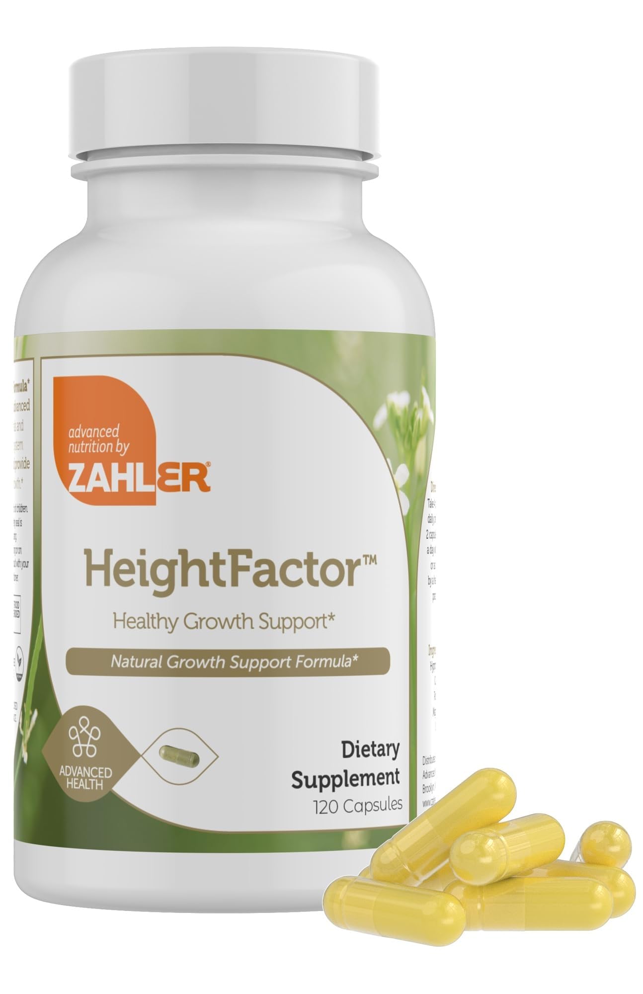 Zahler - Height Factor Healthy Growth Support Vitamin & Mineral Capsules (120 Count) - Kosher Height & Growth Supplement for Kids, Teens & Young Adults - Grow Taller Growth Hormone Support Nutrients ZahlerBuy Supplements Australia