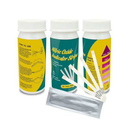 Nitric Oxide Test Strips [25strips]- Nitric Oxide Indicator Strips Work by Measuring The TONNYLABBuy Supplements Australia