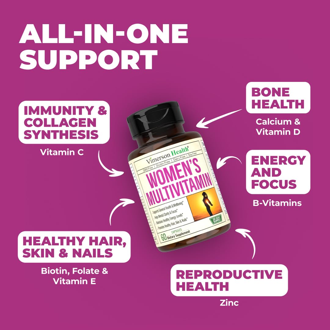 Multivitamin for Women - Womens Multivitamin & Multimineral Supplement Vimerson HealthBuy Supplements Australia