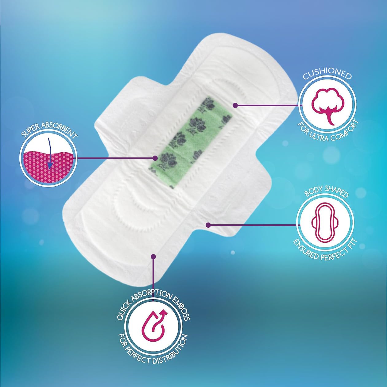 100 Bulk Pads with Wings Individually Wrapped for Women Homeless, Postpartum, Hospitals Trail makerBuy Supplements Australia