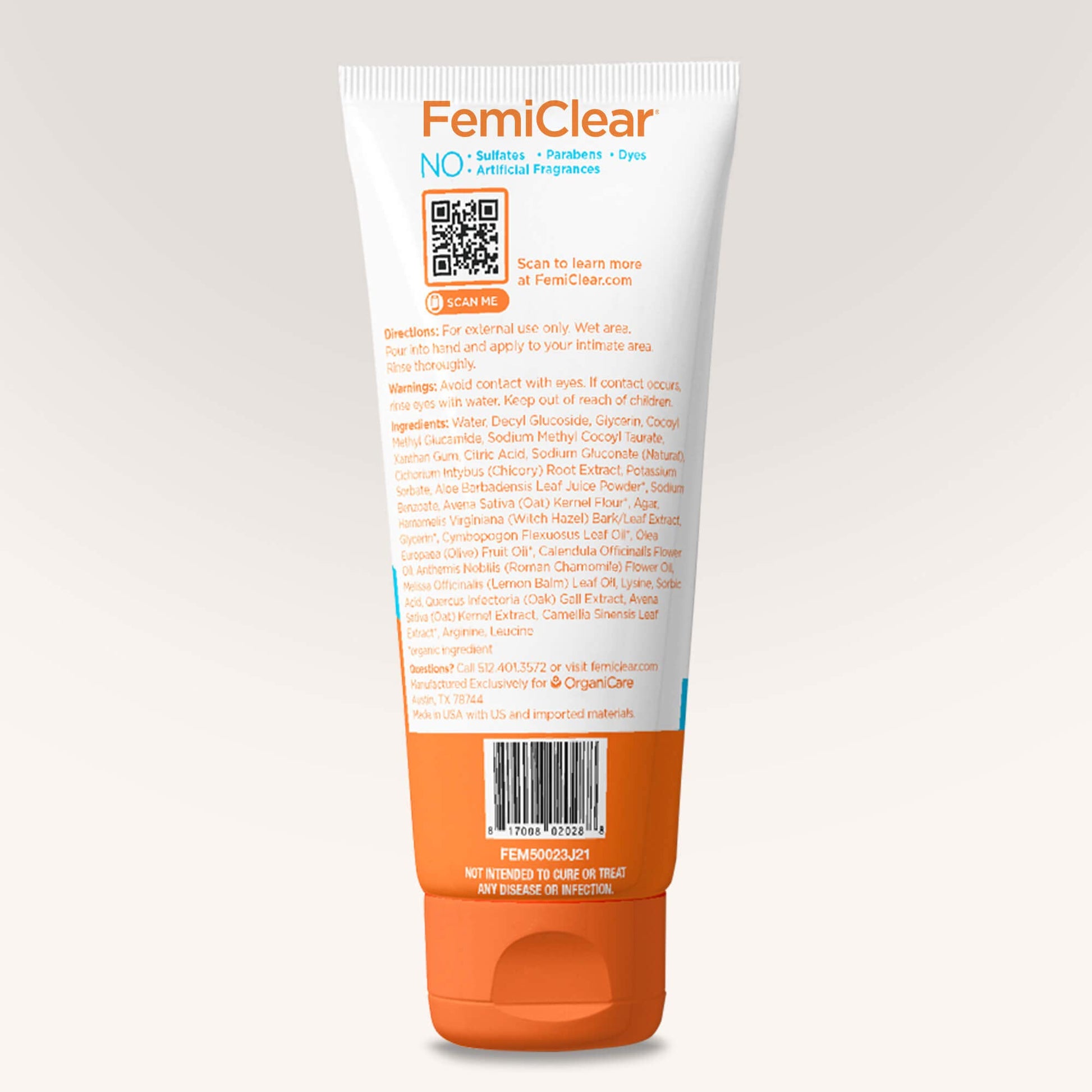FemiClear® Restoratives Ultra-Gentle Feminine Wash, Made with Lysine & Lemon Balm, Natural Ingredients FemiClearBuy Supplements Australia