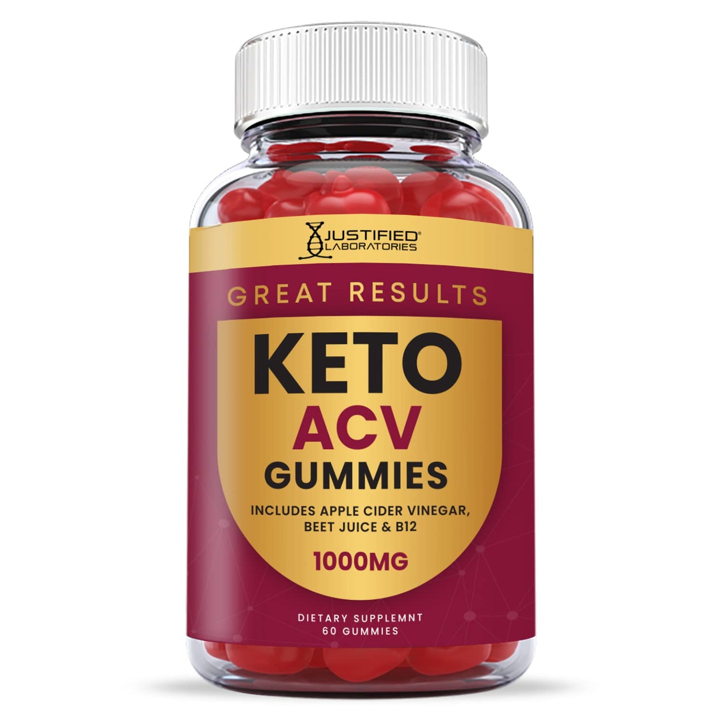 Justified Laboratories Great Results Keto ACV Gummies 1000MG with Pomegranate Juice Justified LaboratoriesBuy Supplements Australia
