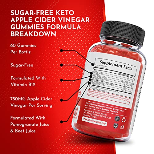 Sugar-Free Keto ACV Gummies for Weight Loss - Apple Cider Vinegar Keto ACV Gummies Atlantis NutritionBuy Supplements Australia
