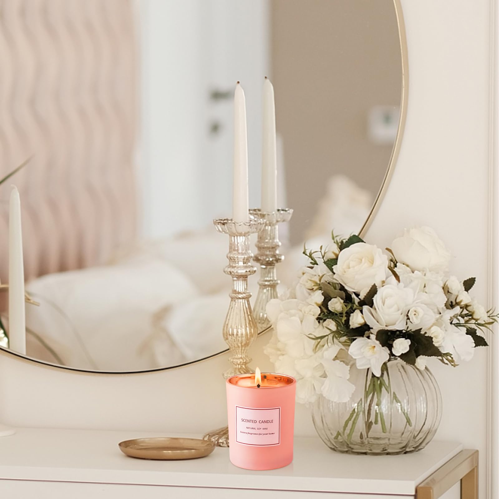 POWSHELF Scented Candle Gifts for Women, Bathroom Decor Candle for Home Scented, 5.5 Oz Jar POWSHELFBuy Supplements Australia