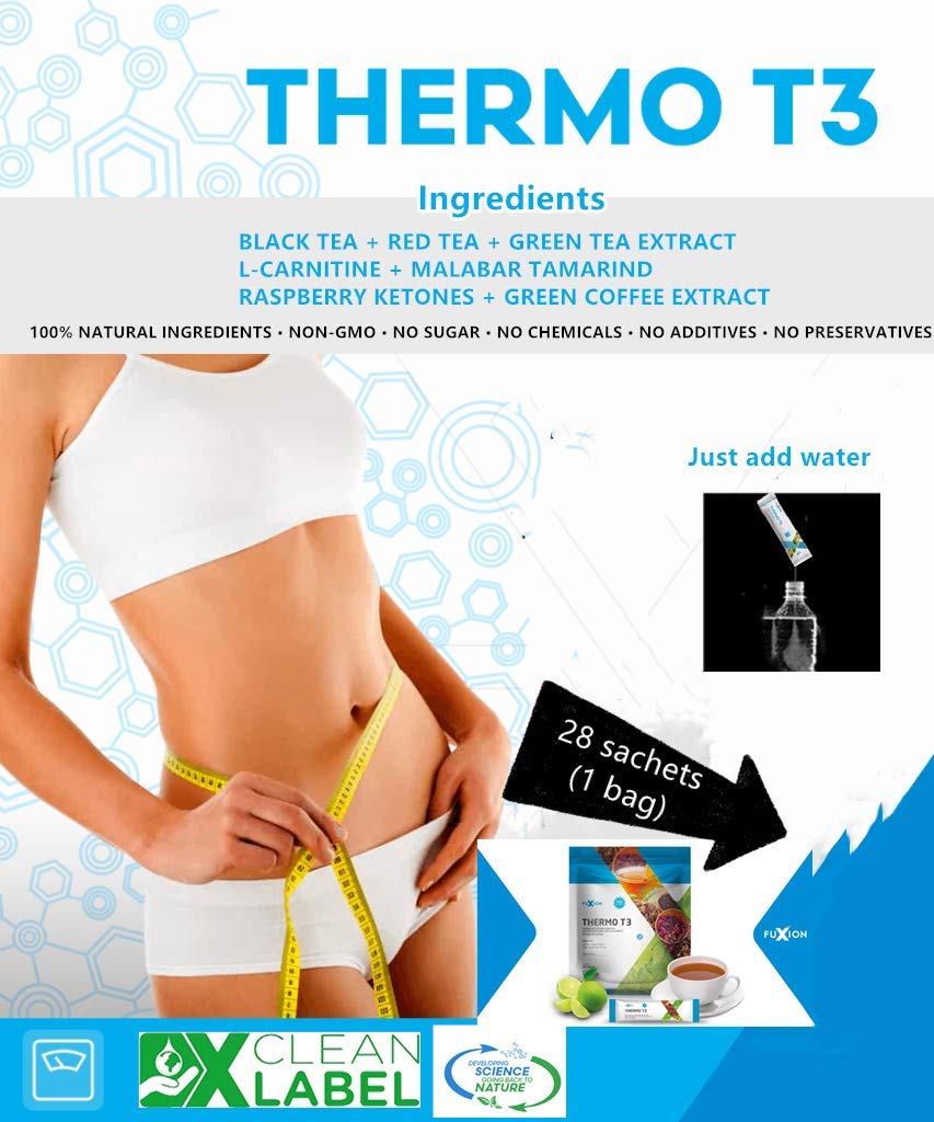 FuXion Thermo T3,Delicious Lemon Tea Flavor(Thermo TT3, 28 Sachets) CHNLMLBuy Supplements Australia
