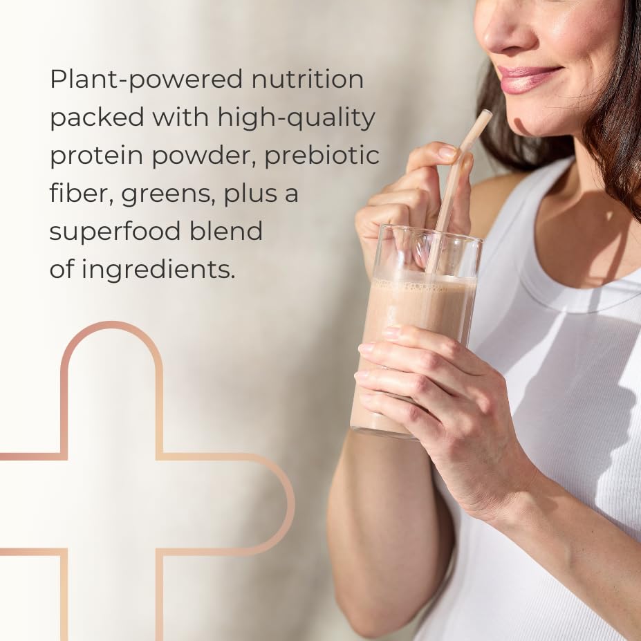 Complete by JuicePlus+ Dutch Chocolate Shakes - Plant-Based Nutrition - Whole Food Based Shake Powder with Protein, Fiber & Prebiotics - 30 Servings (2 Pouches, 15 Servings Each) Juice Plus+Buy Supplements Australia