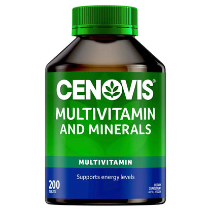 Cenovis Multivitamin and Minerals 200 Tablets CenovisBuy Supplements Australia