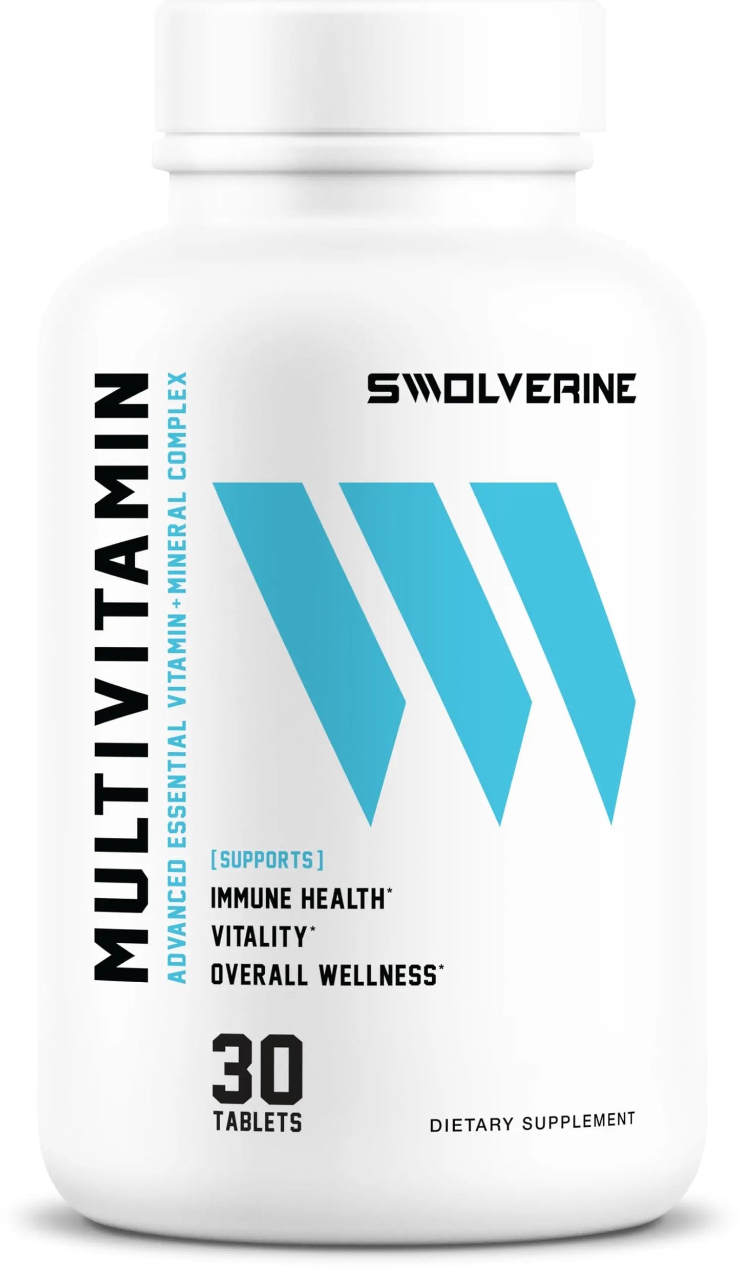 Swolverine Multivitamin | for Men & Women – High Potency Daily Vitamins with B-Complex, Antioxidants, Minerals, Inositol & PABA Swolverine