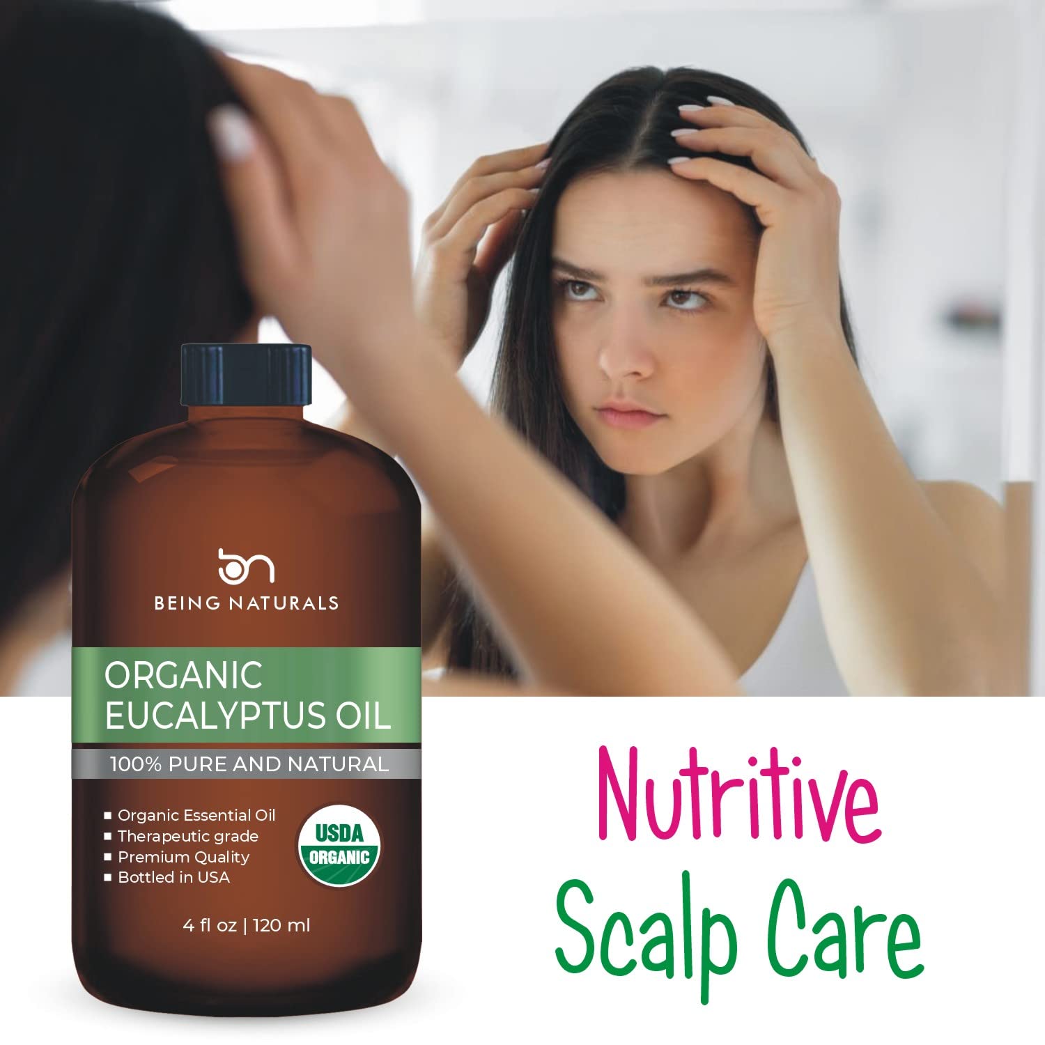 Organic Eucalyptus Essential Oil - Huge 4 FL OZ - 100% Pure & Natural – Premium Natural Oil Being NaturalsBuy Supplements Australia