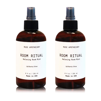 Muse Bath Apothecary Room Ritual - Aromatic and Relaxing Room Mist, 8 oz, Infused