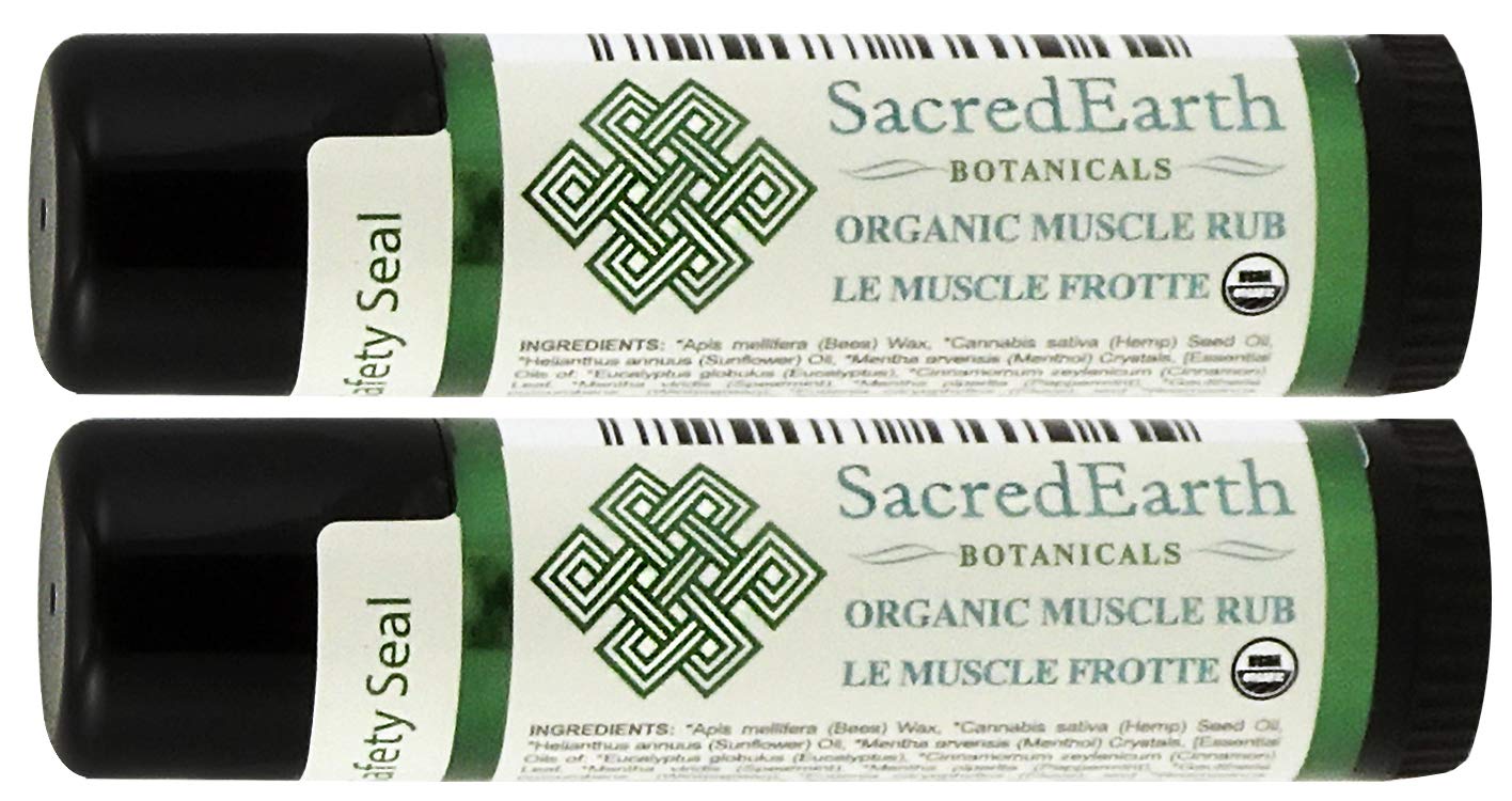 Sacred Earth Botanicals Organic Muscle Rub Single (2-Pack) Sacred Earth BotanicalsBuy Supplements Australia