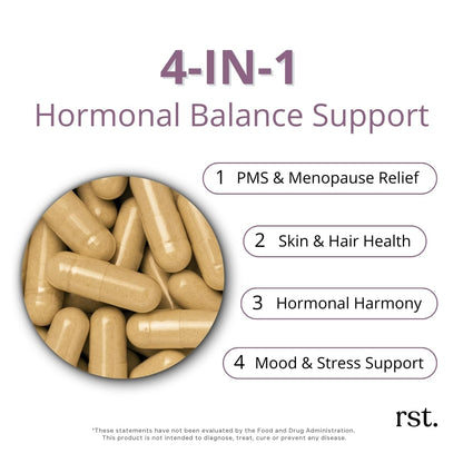 reset wellness Harmony+ | Vitex, DIM, Soy Isoflavones, Methylfolate & Selenium | Supports Women’s Hormonal Balance, Cycle Regulation & Mood Stability | 60 Capsules reset wellnessBuy Supplements Australia