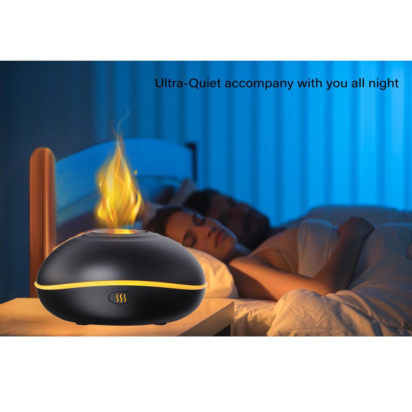 Lotnafee Colorful Flame Fire Diffuser Humidifier, Upgraded Scent Diffuser for Essential Oils Home,Office,Yoga LotnafeeBuy Supplements Australia