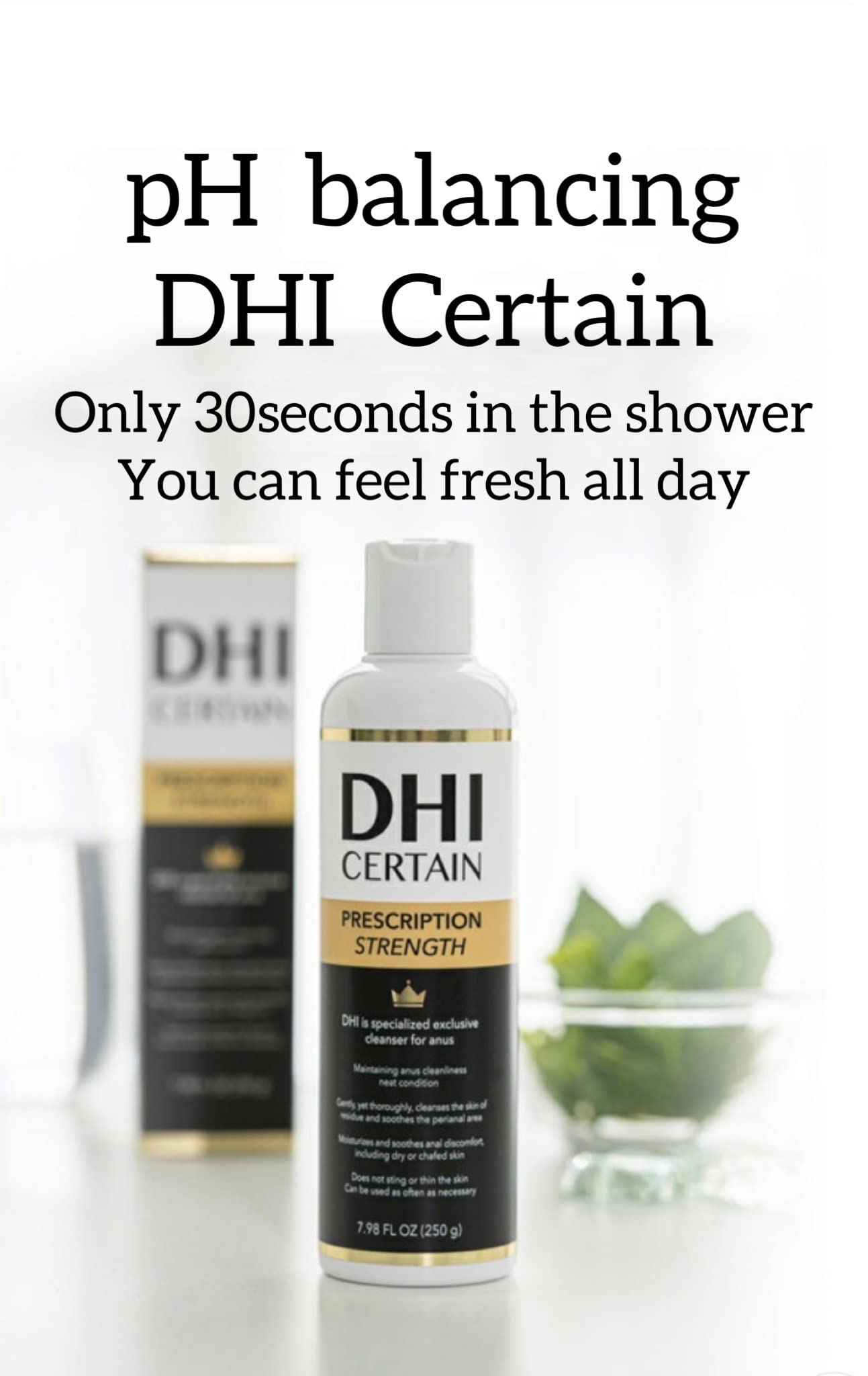 DHI PROBIOTIC Certain Intimate Wash for Men with 3 kinds of probiotics plus 20 Premium Natural DHIBuy Supplements Australia