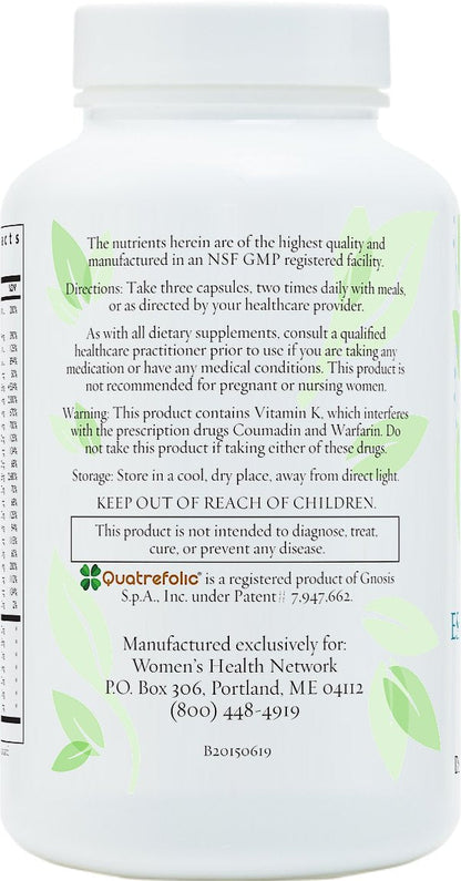 Women's Health Network Essential Nutrients – Daily Multivitamin for Energy, Healthy Aging & Immune Support, Folate as Quatrefolic®, a Patented Natural Form of 5-MTHF Women's Health NetworkBuy Supplements Australia