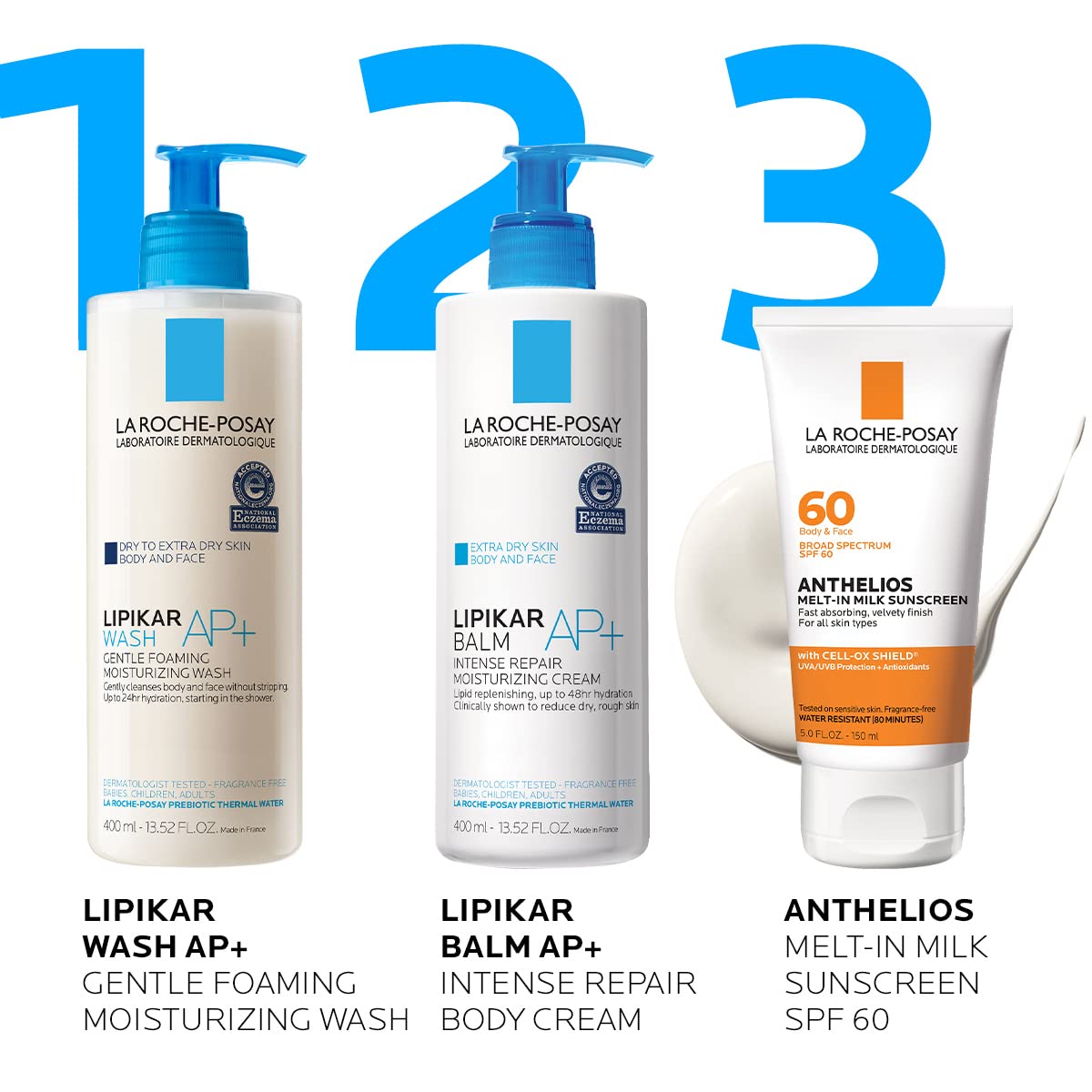 La Roche-Posay Anthelios Melt-In Milk Body & Face Sunscreen SPF 60 La Roche-PosayBuy Supplements Australia