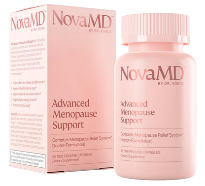 NOVAMD by Dr. Vonda | Clinically Proven Menopause Supplement For Weight Gain, Hot Flashes