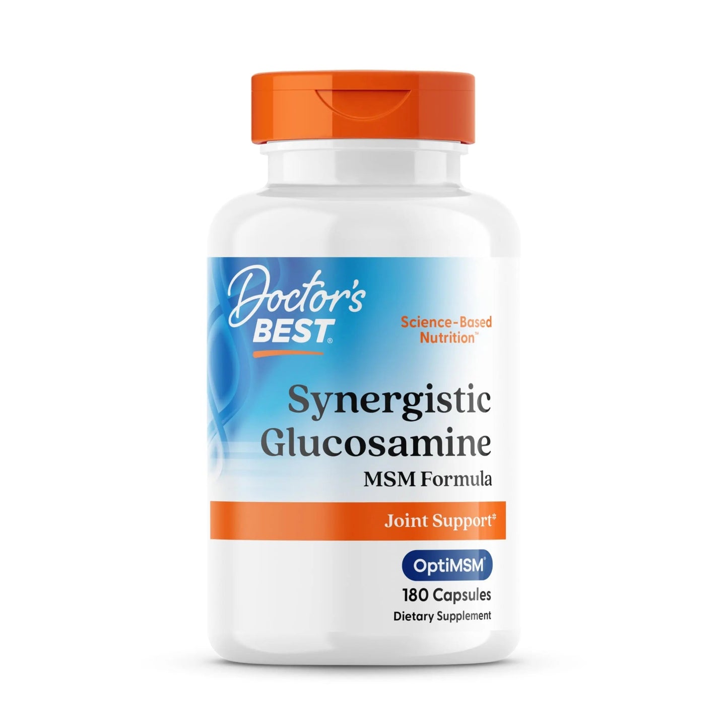 Doctors Best Synergistic Glucosamine MSM Formula, Joint Support, Non-GMO, Gluten Free, Soy Free 180 Capsules Doctor's BESTBuy Supplements Australia