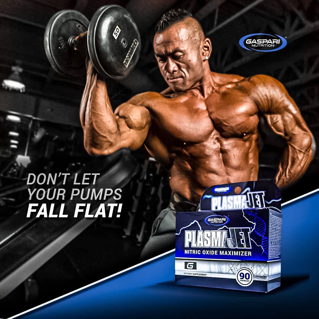 Gaspari Nutrition PlasmaJet, Legendary N.O. Nitric Oxide Maximizer, Increased Lean Mass Gaspari NutritionBuy Supplements Australia